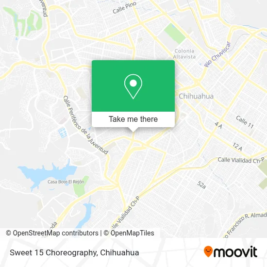 Sweet 15 Choreography map