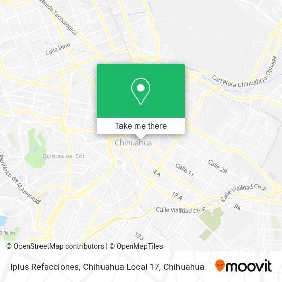 Iplus Refacciones, Chihuahua Local 17 map