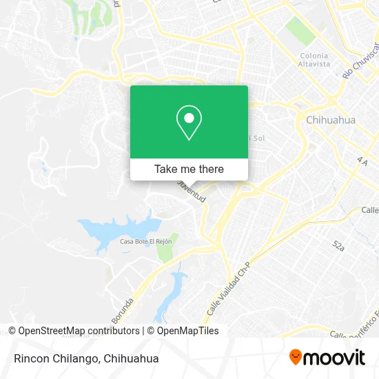 Rincon Chilango map