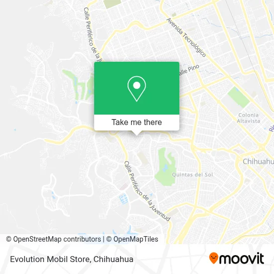 Evolution Mobil Store map