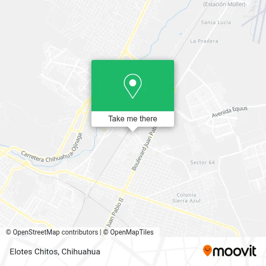Elotes Chitos map