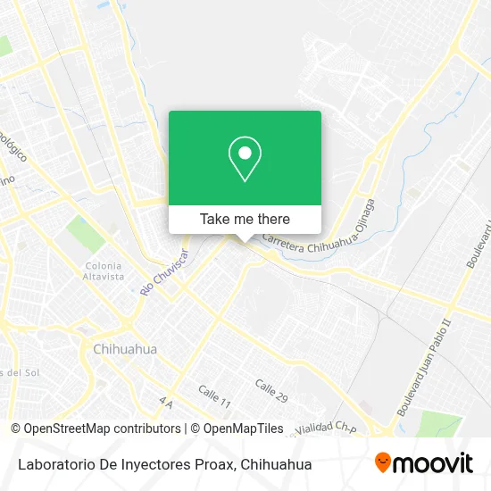 Laboratorio De Inyectores Proax map