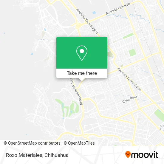 Roxo Materiales map