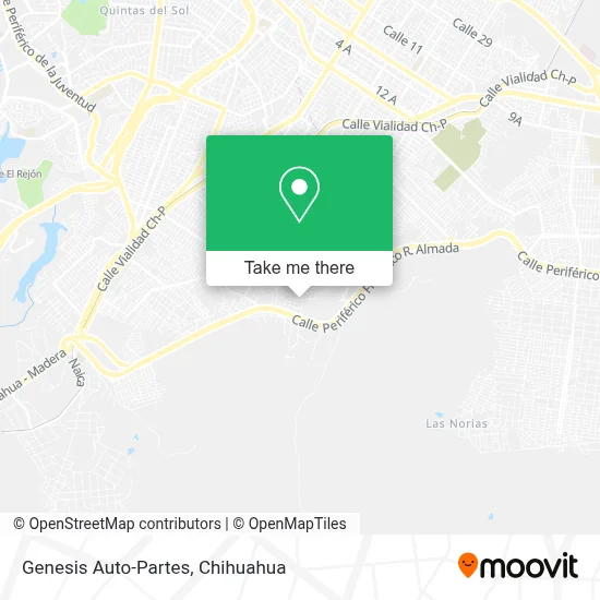 Genesis Auto-Partes map