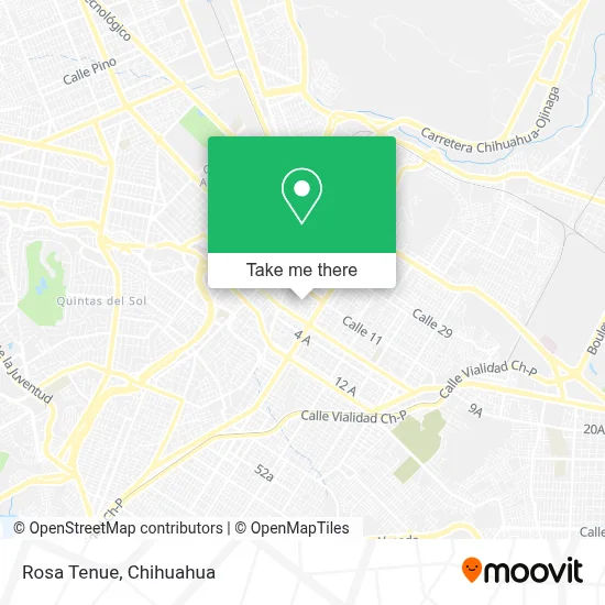 Rosa Tenue map