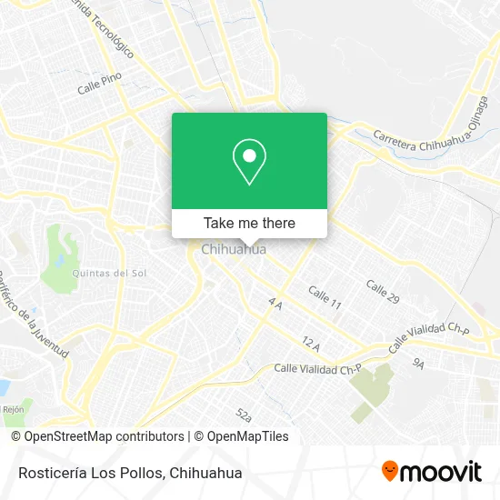 Rosticería Los Pollos map