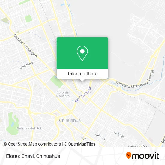 Elotes Chavi map