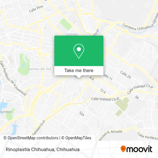 Rinoplastía Chihuahua map