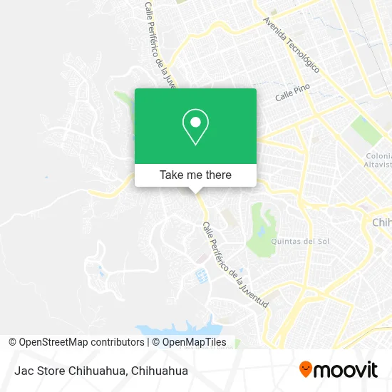 Jac Store Chihuahua map