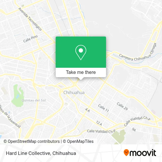 Hard Line Collective map
