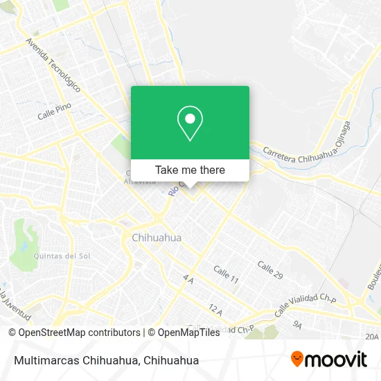 Multimarcas Chihuahua map