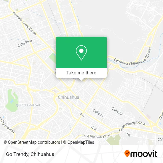 Go Trendy map