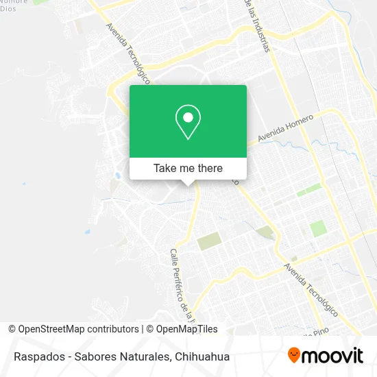 Raspados - Sabores Naturales map