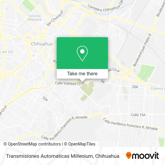 Transmisiones Automaticas Millenium map