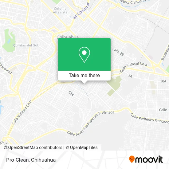 Pro-Clean map