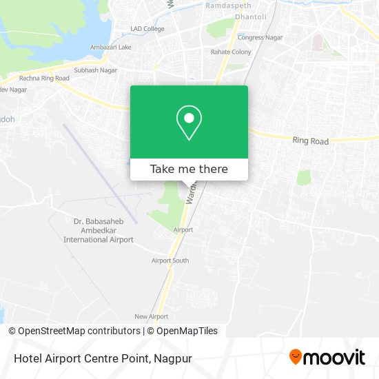 Hotel Airport Centre Point map