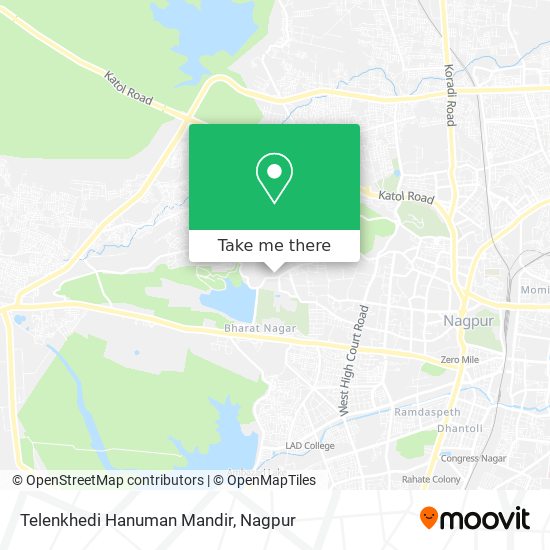 Telenkhedi Hanuman Mandir map