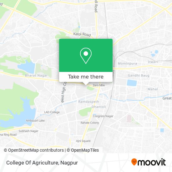 College Of Agriculture map