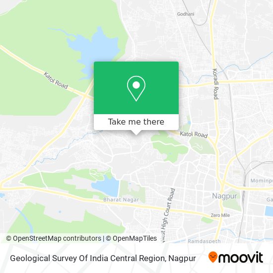 Geological Survey Of India Central Region map