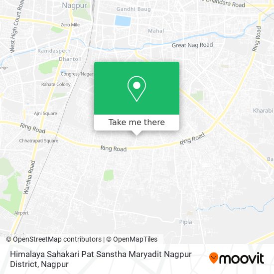 Himalaya Sahakari Pat Sanstha Maryadit Nagpur District map