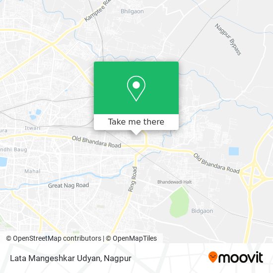 Lata Mangeshkar Udyan map