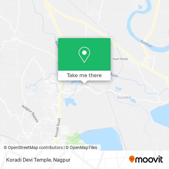 Koradi Devi Temple map