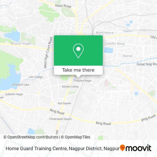 Home Guard Training Centre, Nagpur District map