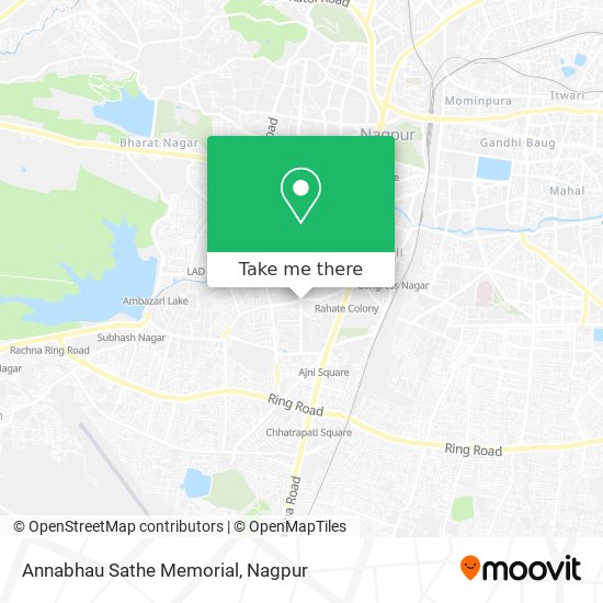 Annabhau Sathe Memorial map