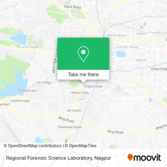 Regional Forensic Science Laboratory map