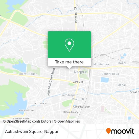 Aakashwani Square map