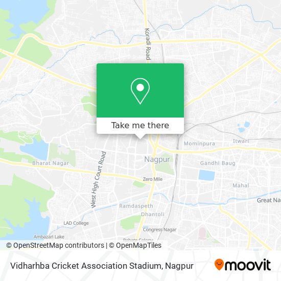 Vidharhba Cricket Association Stadium map