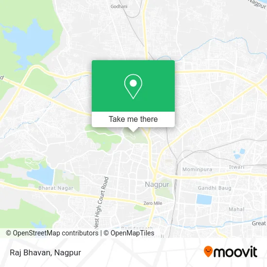 Raj Bhavan map