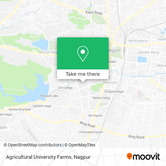 Agricultural University Farms map