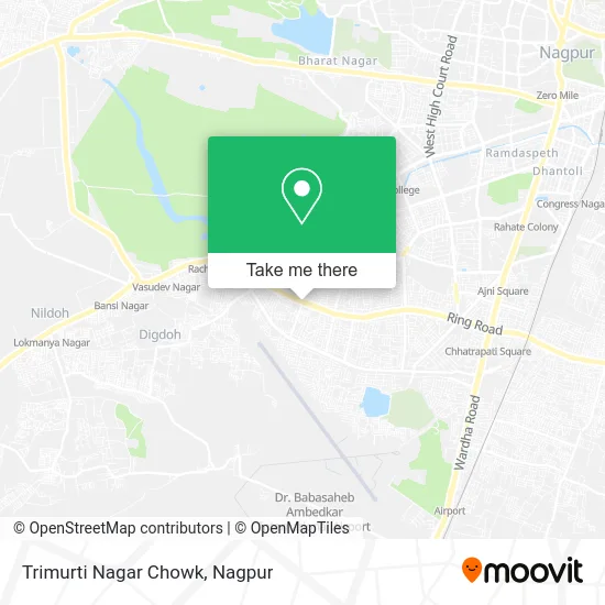 Trimurti Nagar Chowk map