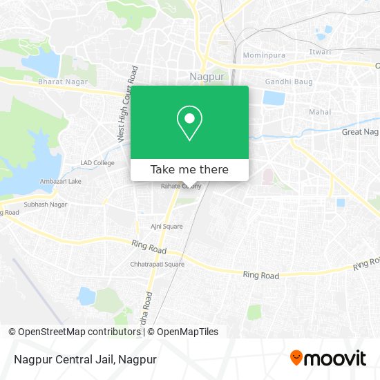 Nagpur Central Jail map