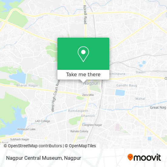 Nagpur Central Museum map