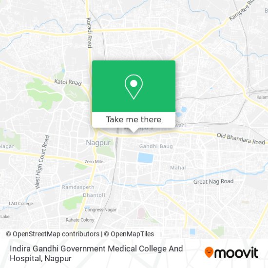 Indira Gandhi Government Medical College And Hospital map