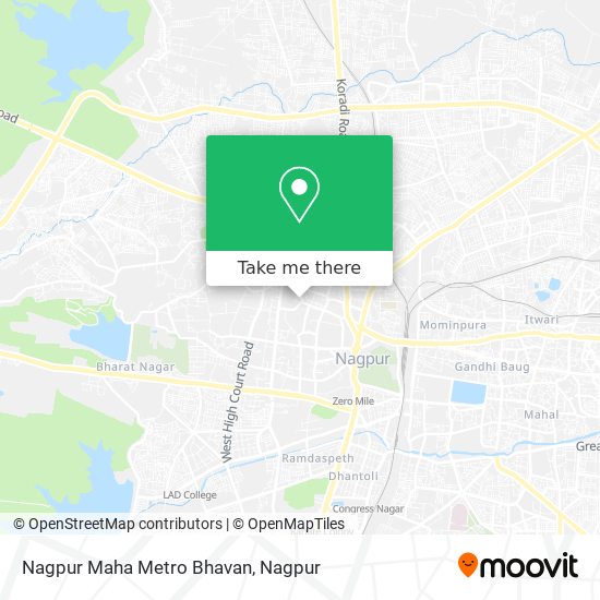 Nagpur Maha Metro Bhavan map