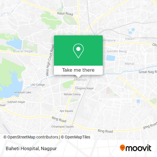 Baheti Hospital map