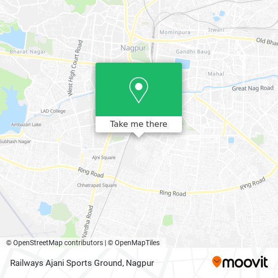 Railways Ajani Sports Ground map