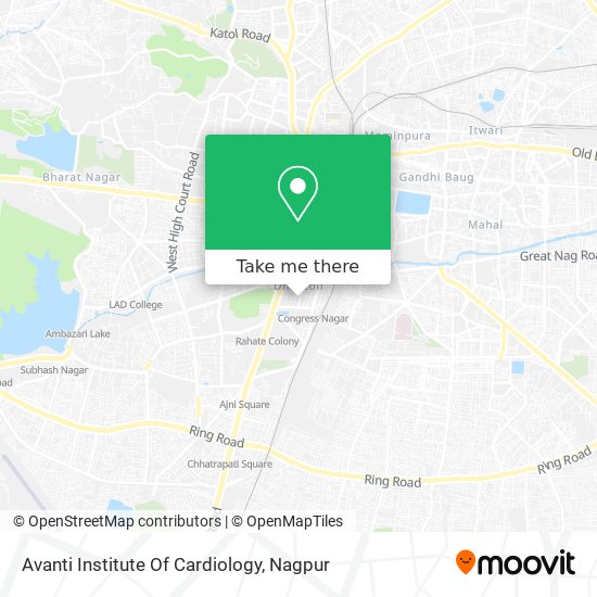 Avanti Institute Of Cardiology map