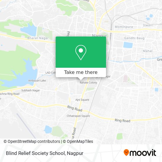 Blind Relief Society School map