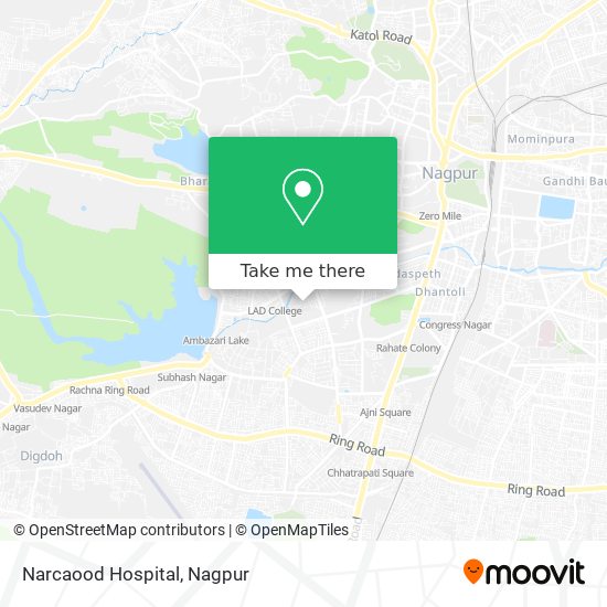 Narcaood Hospital map