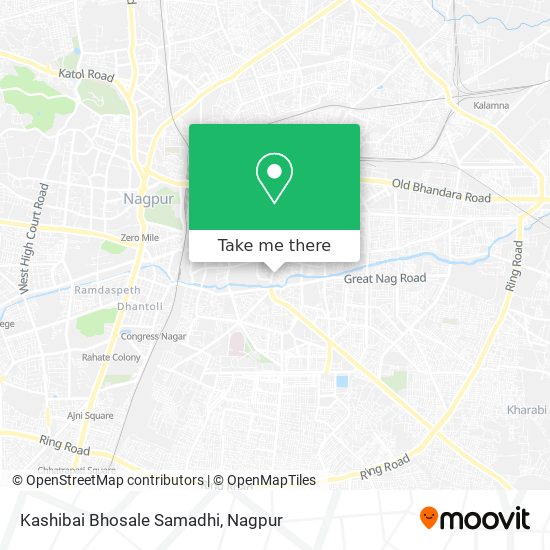 Kashibai Bhosale Samadhi map