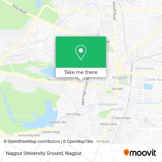 Nagpur University Ground map