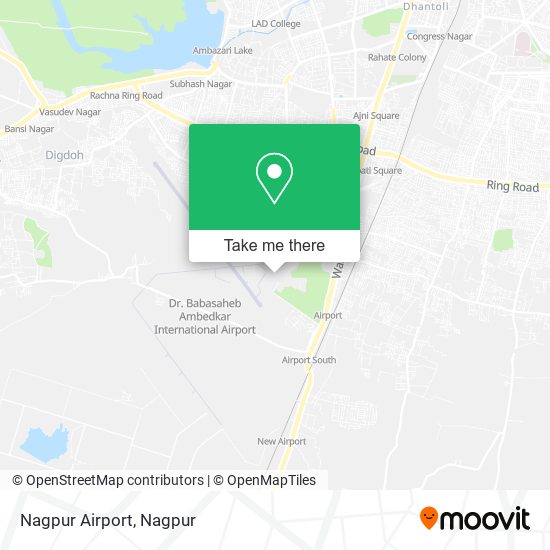 Nagpur Airport map