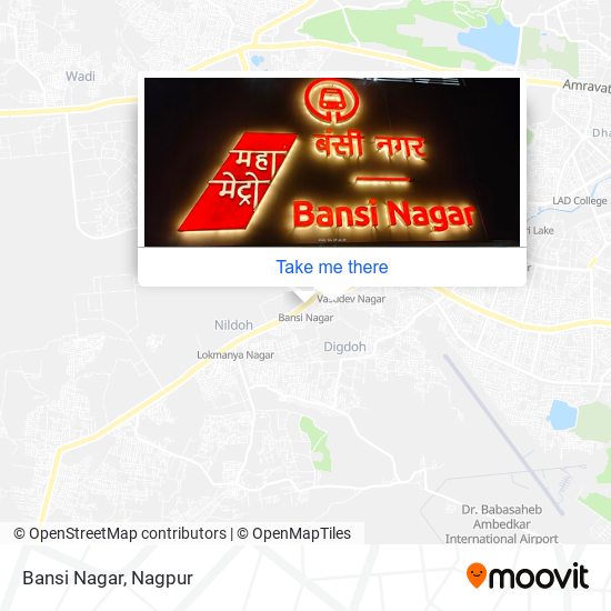 Bansi Nagar map