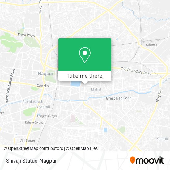 Shivaji Statue map