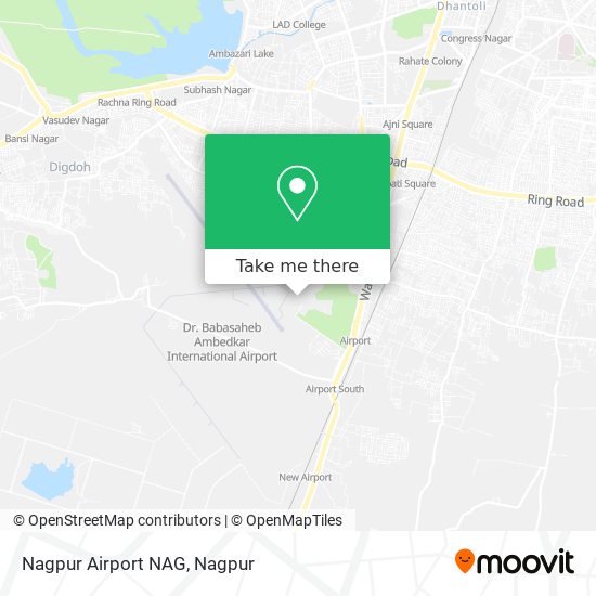Nagpur Airport NAG map
