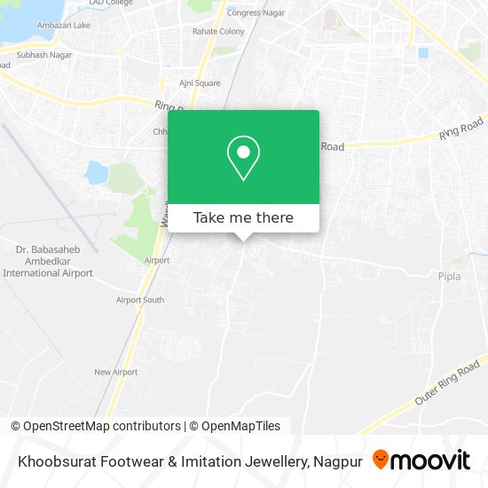 Khoobsurat Footwear & Imitation Jewellery map